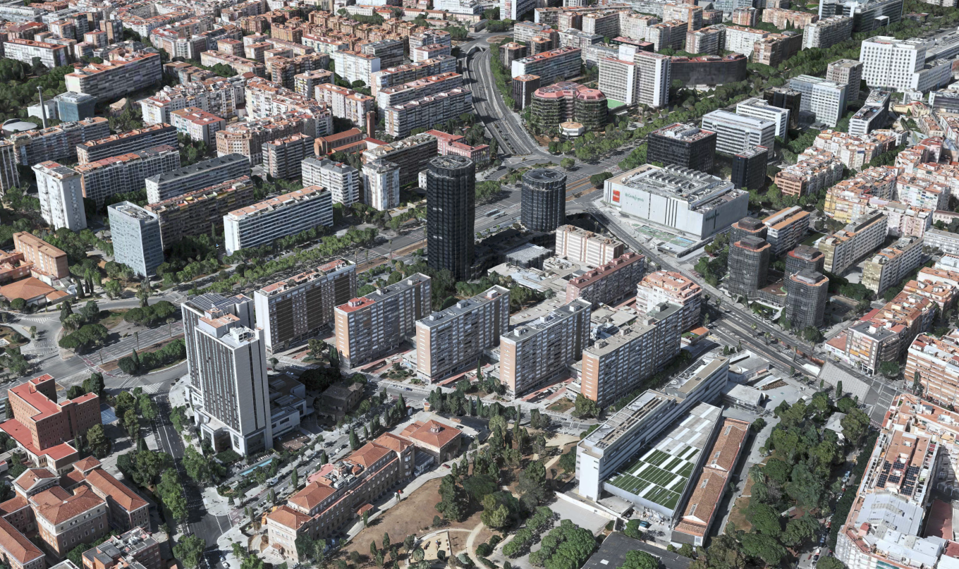 Vista Aerea Barcelona